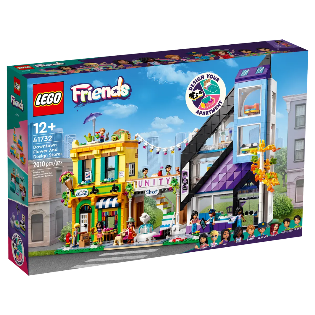 LEGO Friends Downtown Flower and Design Stores 41732