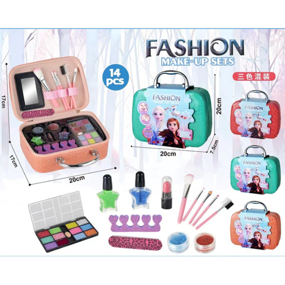 14 Pcs Kuromi Fashion Girl Makeup Kit